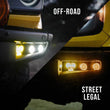 Load image into Gallery viewer, KC HiLiTES 2021+ Ford Bronco FLEX ERA 3 Dual Mode SAE Fog Light Pocket Kit - Additional View 7
