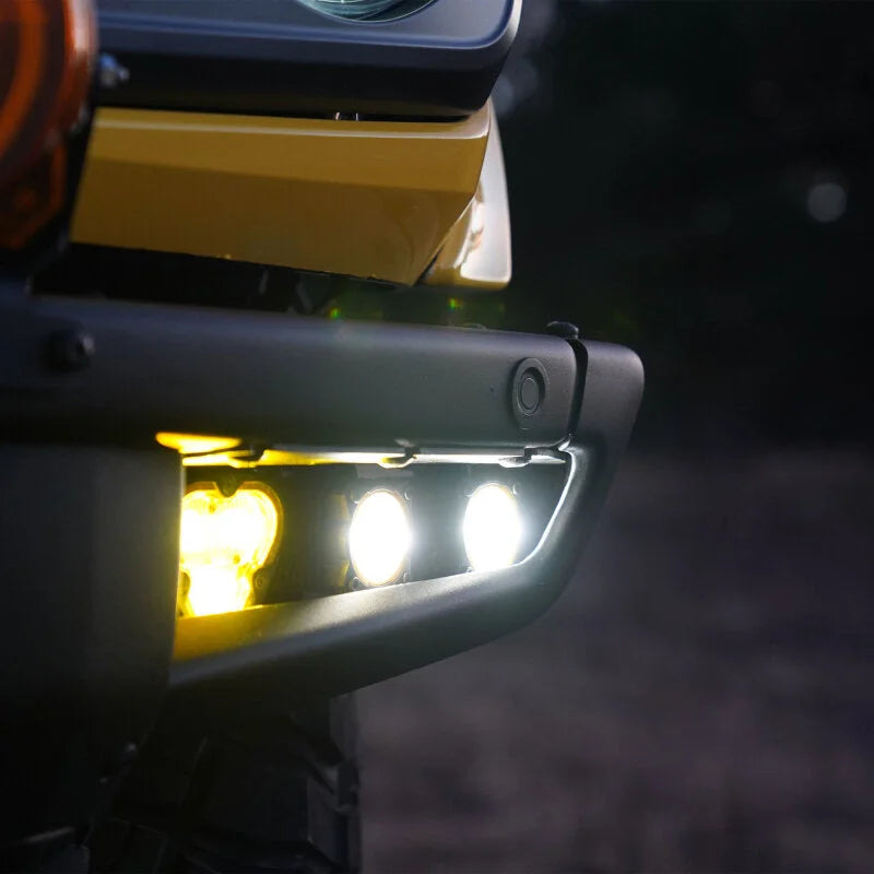 KC HiLiTES 2021+ Ford Bronco FLEX ERA 3 Dual Mode SAE Fog Light Pocket Kit - Additional View 12