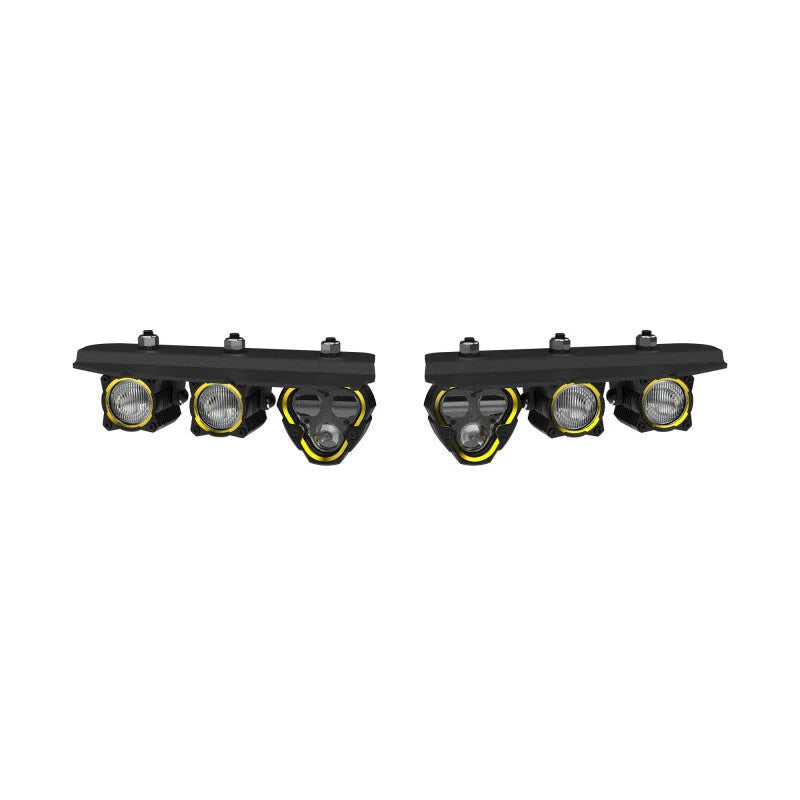 KC HiLiTES 2021+ Ford Bronco FLEX ERA 3 Dual Mode SAE Fog Light Pocket Kit - Additional View 15