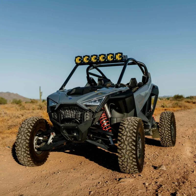 KC HiLiTES 2022+ Polaris RZR Pro XP 39in. Pro6 Gravity LED 6-Light 120w Combo Beam - Side View