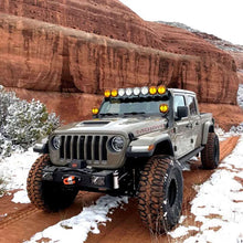 Load image into Gallery viewer, KC HiLiTES 21-23 Jeep 392/Mojave Overhead Mount Bracket Set for 50in. Light Bar (Pair) - Back View