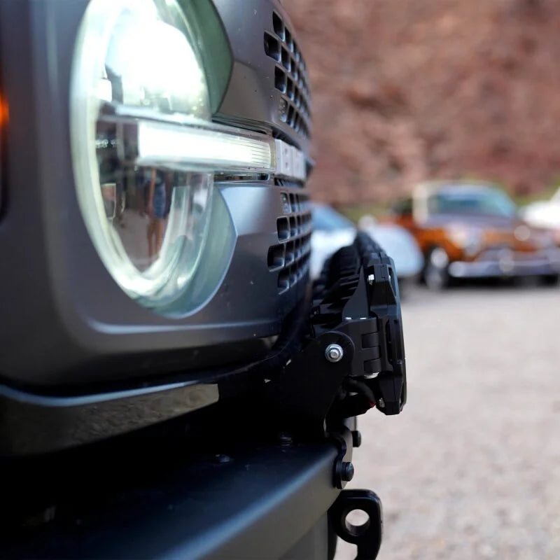 KC HiLiTES 21+ Ford Bronco 39in. Gravity LED Pro6 Light Bar Kit Front Bumper - Additional View 5
