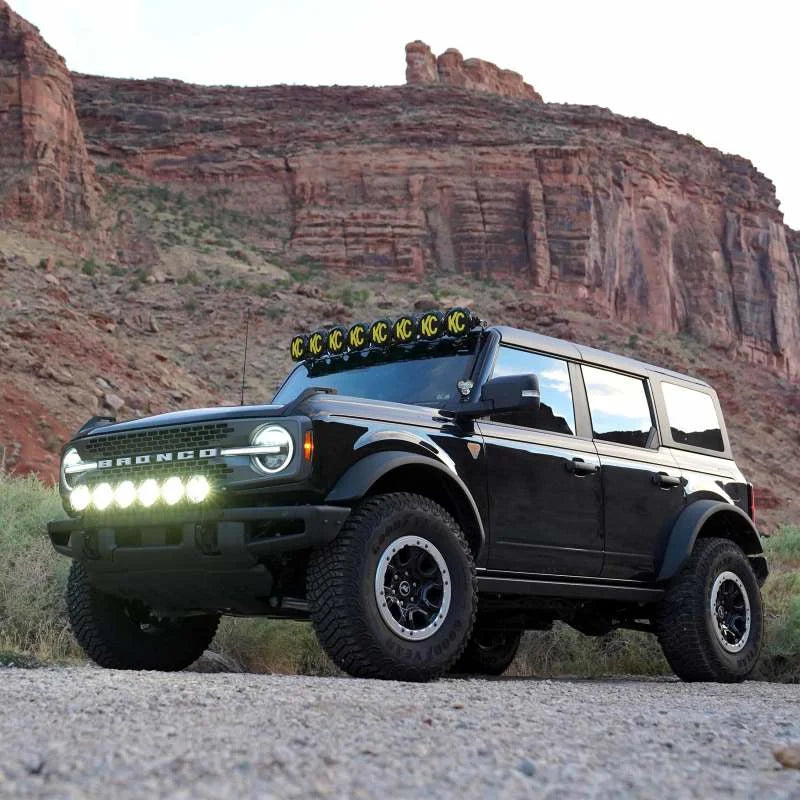 KC HiLiTES 21+ Ford Bronco 39in. Gravity LED Pro6 Light Bar Kit Front Bumper - Additional View 7