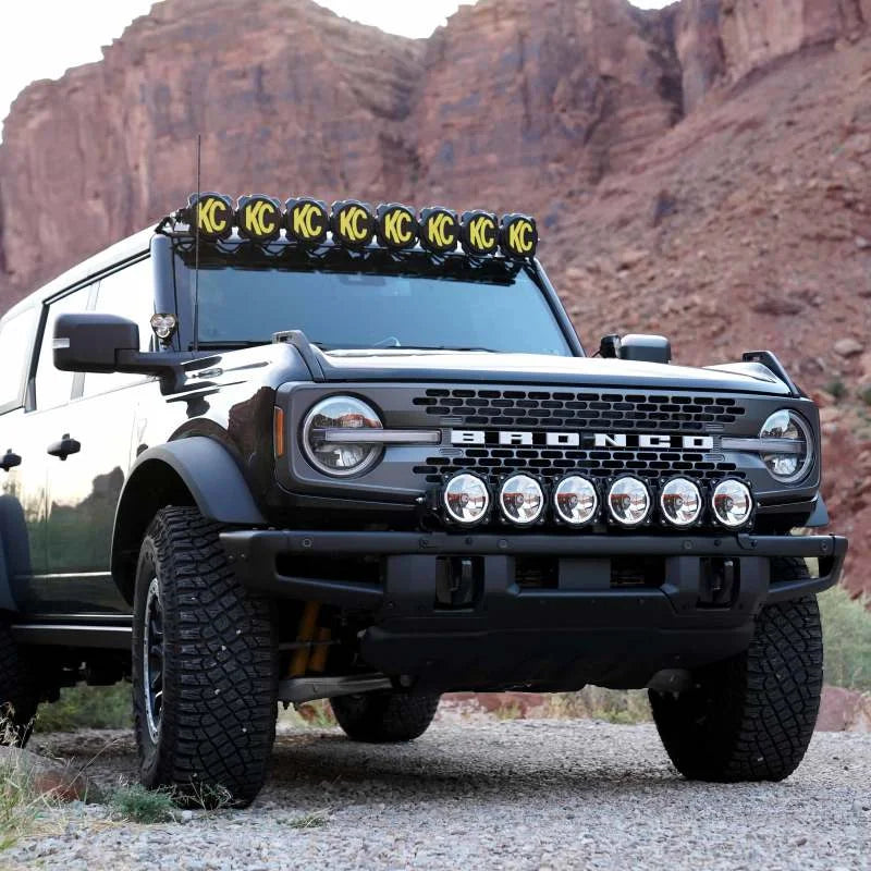 KC HiLiTES 21+ Ford Bronco 39in. Gravity LED Pro6 Light Bar Kit Front Bumper - Additional View 10