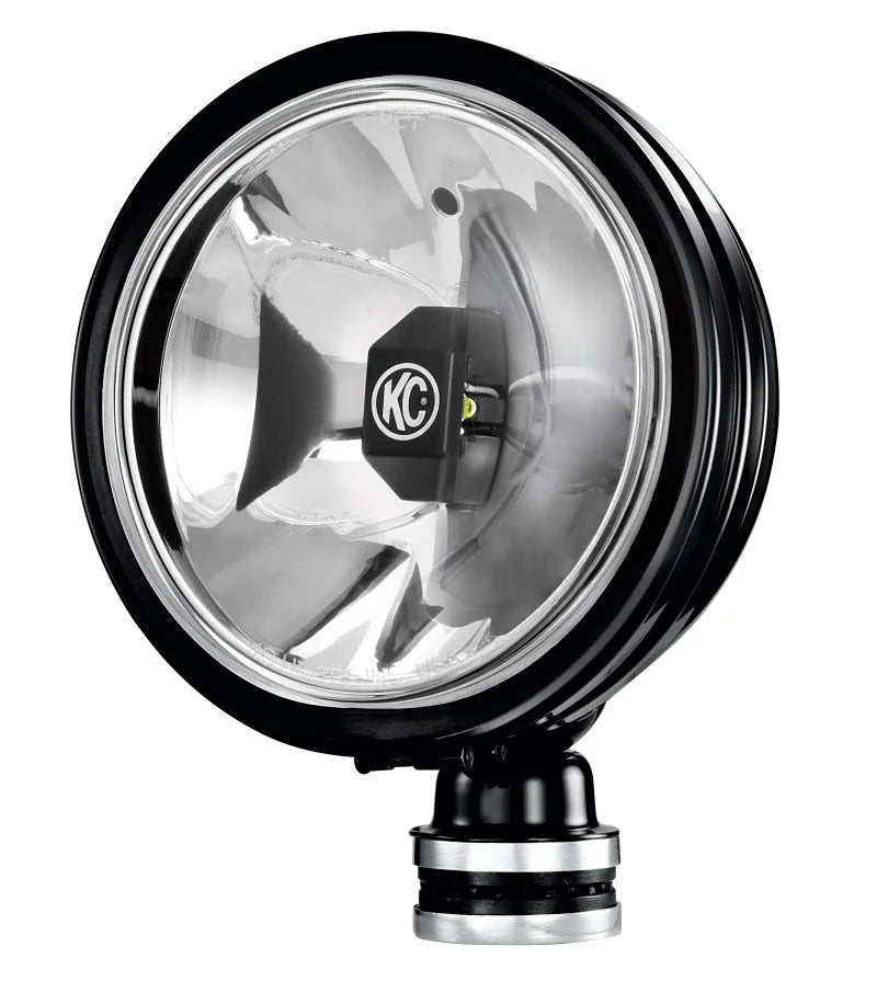 KC HiLiTES 6in. Daylighter Gravity G6 LED Light 20w SAE/ECE Driving Beam (Single) - Black SS - Main Product View