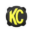 Load image into Gallery viewer, KC HiLiTES 6in. Hard Cover for Gravity Pro6 LED Lights (Single) - Black w/Yellow KC Logo - Main Product View
