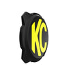 Load image into Gallery viewer, KC HiLiTES 6in. Hard Cover for Gravity Pro6 LED Lights (Single) - Black w/Yellow KC Logo - Additional View 5