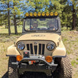 Load image into Gallery viewer, KC HiLiTES 6in. Hard Cover for Gravity Pro6 LED Lights (Single) - Smiley Face- Yellow/Black KC Logo - Additional View 6