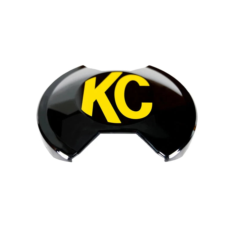 KC HiLiTES 6in. Light Shield / Hard Cover for SlimLite LED - Black - Installation View