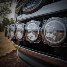 Load image into Gallery viewer, KC HiLiTES 6in. Light Shield for Gravity Pro6 LED Lights (Single) - Clear - Side View
