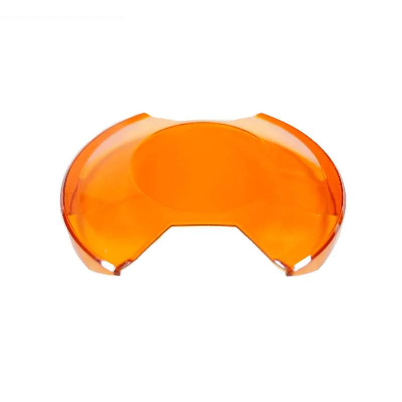 KC HiLiTES 6in. Light Shield for SlimLite LED - Amber - Side View