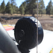 Load image into Gallery viewer, KC HiLiTES 6in. Round Soft Cover (Pair) - Black w/Yellow KC Logo - Installation View