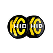 Load image into Gallery viewer, KC HiLiTES 8in. Round Soft Cover HID (Pair) - Black w/Yellow Brushed KC Logo - Additional View 12