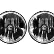 Load image into Gallery viewer, KC HiLiTES 97-06 Jeep TJ/Univ. 7in. Gravity LED H4 DOT Approved Replac. Headlight (Pair Pack System) - Back View