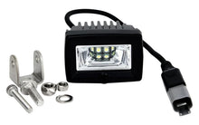 Load image into Gallery viewer, KC HiLiTES C-Series 2in. C2 LED Light 20w Area Flood Beam (Single) - Black - Side View