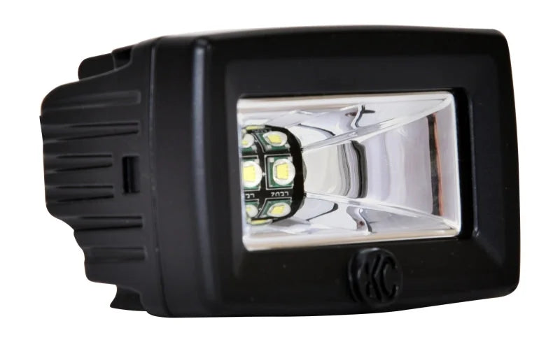 KC HiLiTES C-Series C2 LED 2in. Backup Area Flood Light 20w (Single) - Black - Additional View 5
