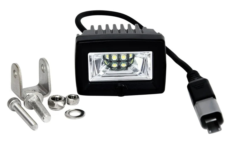 KC HiLiTES C-Series C2 LED 2in. Backup Area Flood Light 20w (Single) - Black - Additional View 6