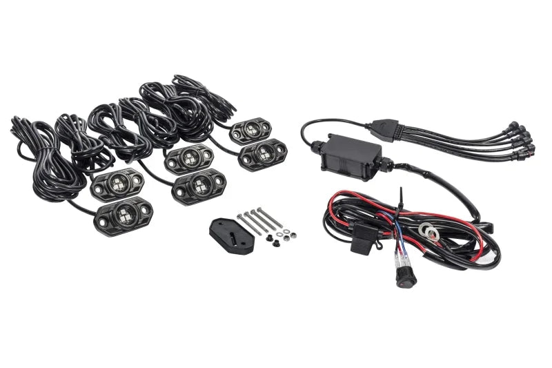 KC HiLiTES C-Series RGB LED Rock Light Kit (Incl. Wiring) - Set of 6 - Additional View 5