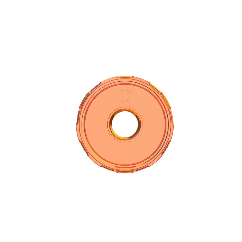 KC HiLiTES Cyclone V2 LED - Replacement Lens - Amber - Single - Main Product View