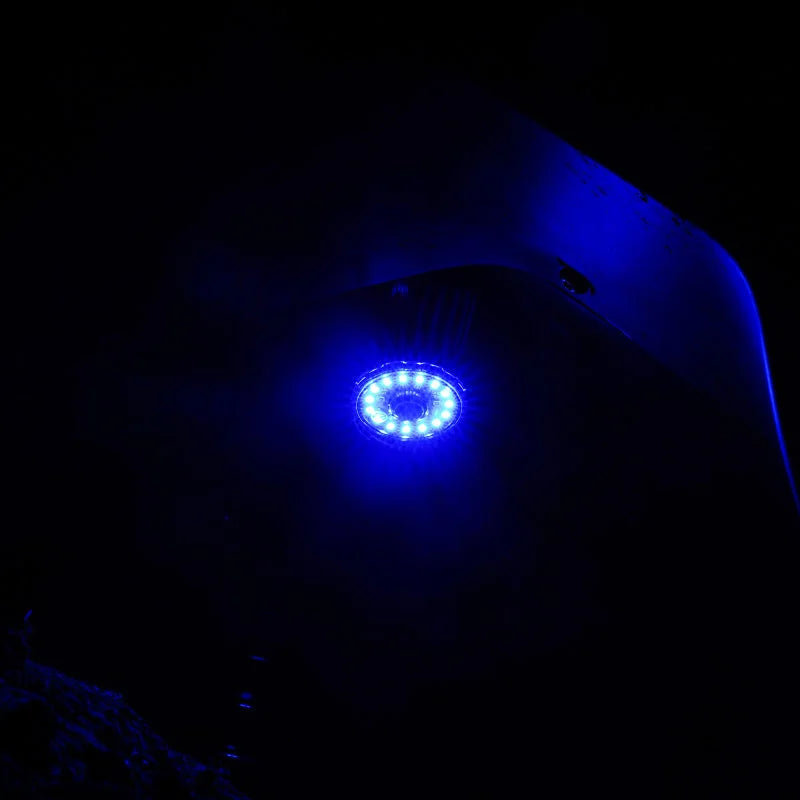 KC HiLiTES Cyclone V2 LED - Replacement Lens - Blue - 6-PK - Side View