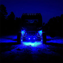 Load image into Gallery viewer, KC HiLiTES Cyclone V2 LED - Replacement Lens - Blue - 6-PK - Installation View