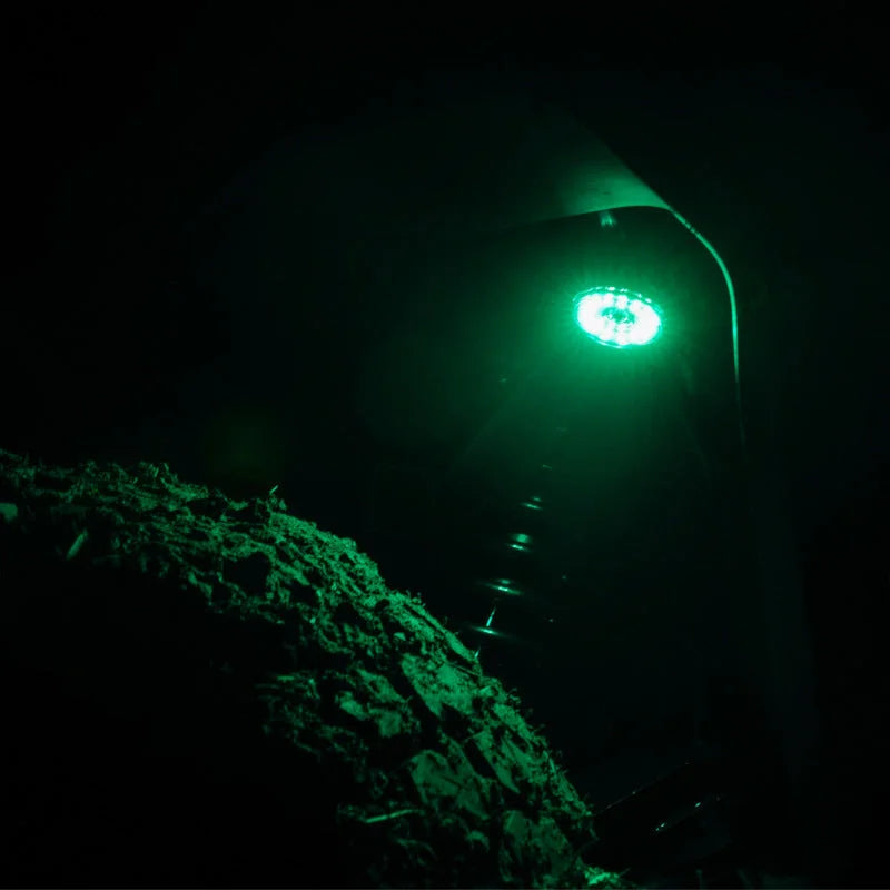 KC HiLiTES Cyclone V2 LED - Replacement Lens - Green - Single - Side View