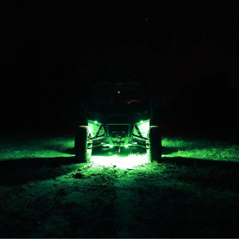 KC HiLiTES Cyclone V2 LED - Replacement Lens - Green - Single - Back View