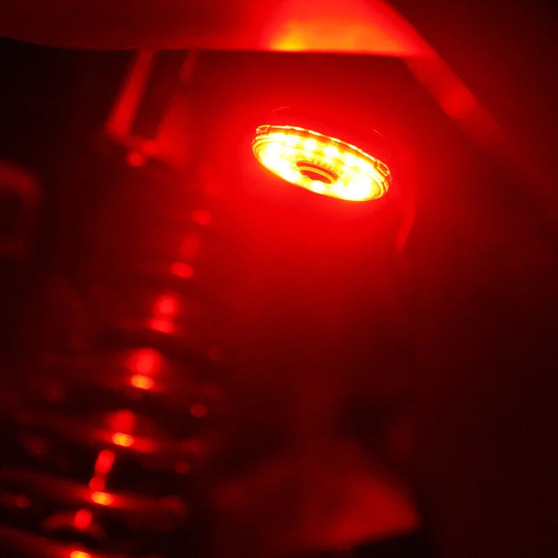 KC HiLiTES Cyclone V2 LED - Replacement Lens - Red - Single - Side View