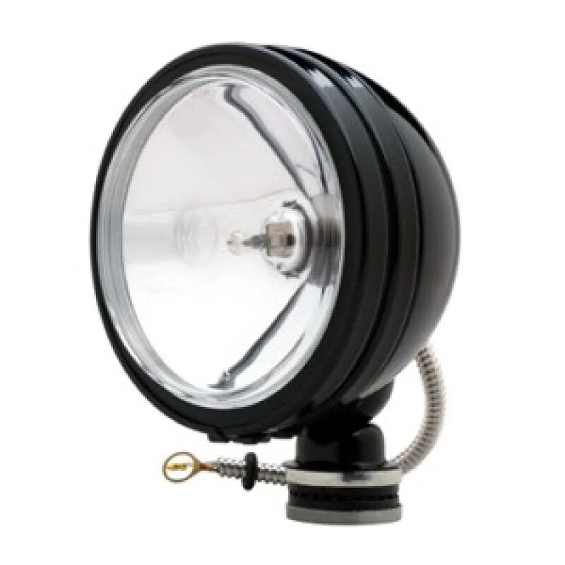 KC HiLiTES Daylighter 6in. Halogen Light 100w Spot Beam (Single) - Black SS - Side View
