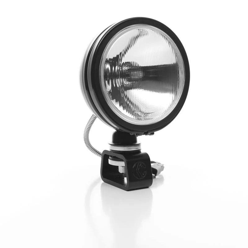 KC HiLiTES Daylighter 6in. Halogen Light 100w Spread Beam (Pair Pack System) - Black SS - Installation View