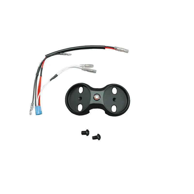 KC HiLiTES Dual Cyclone Dome Light Mount for Roll Cages - Main Product View