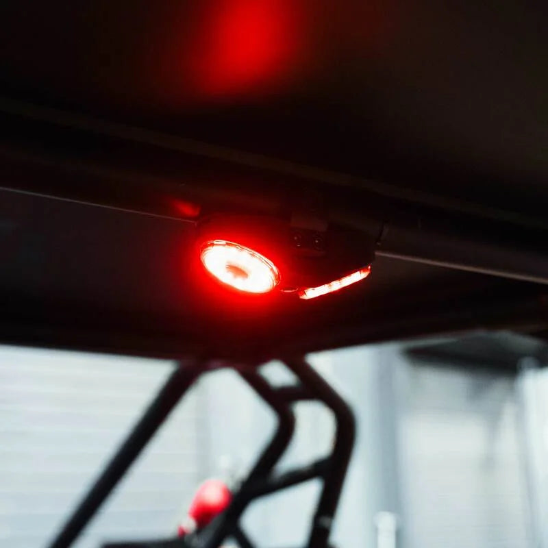 KC HiLiTES Dual Cyclone Dome Light Mount for Roll Cages - Back View