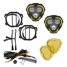 Load image into Gallery viewer, KC HiLiTES FLEX ERA 3 Dual Mode SAE Fog Lights - 2-Light Master Kit for Jeep JK/JL/JT Plastic Bumper - Main Product View