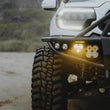 Load image into Gallery viewer, KC HiLiTES FLEX ERA 3 Dual Mode SAE Fog Lights - 2-Light Master Kit for Toyota Aftermarket Bumper - Side View