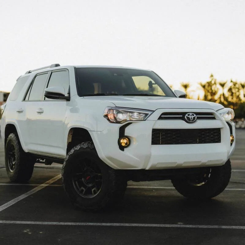 KC HiLiTES FLEX ERA 3 Dual Mode SAE Fog Lights - 2-Light Master Kit for Toyota Tacoma/4Runner/Tundra - Side View