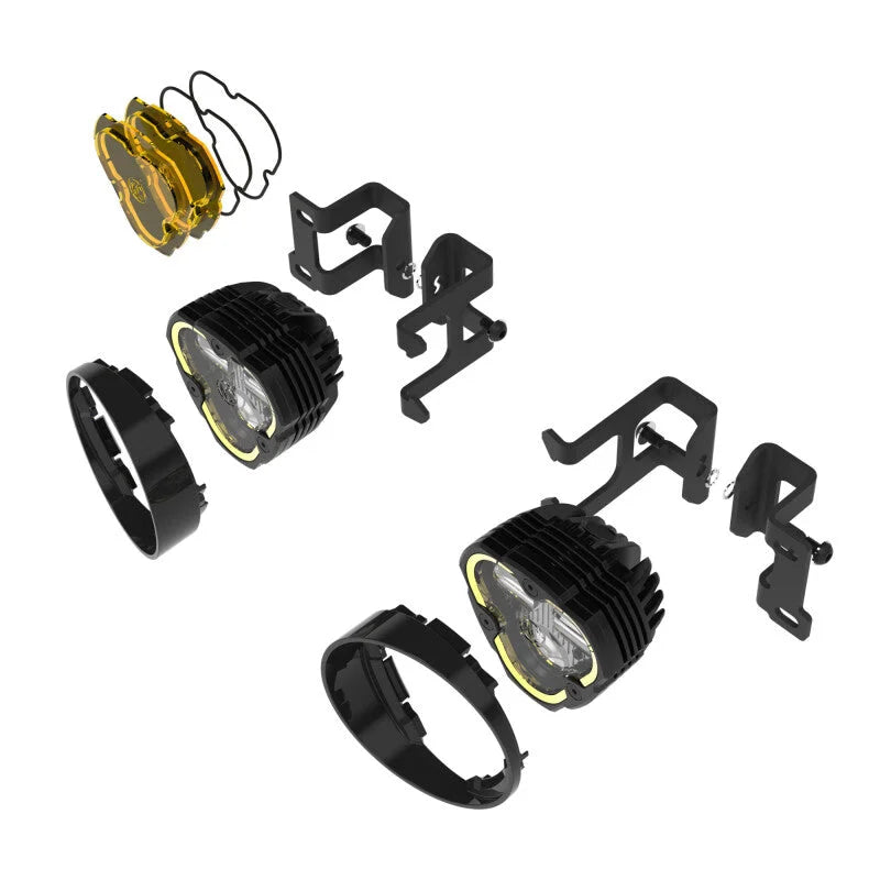 KC HiLiTES FLEX ERA 3 Dual Mode SAE Fog Lights - 2-Light Master Kit for Toyota Tacoma/4Runner/Tundra - Additional View 8