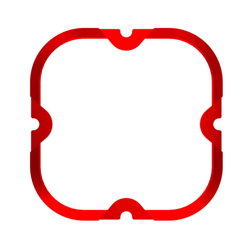 KC HiLiTES FLEX ERA 4 Color Bezel Ring Red (ea) - Main Product View
