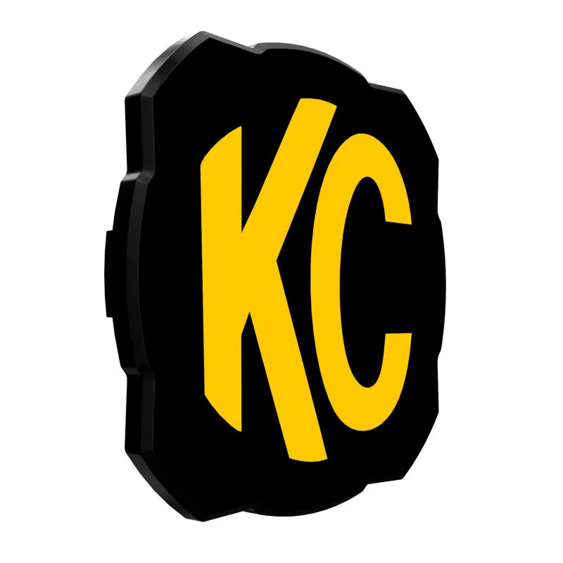 KC HiLiTES FLEX ERA 4 Light Shield Hard Cover (ea) - Black - Back View