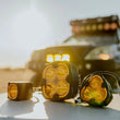 Load image into Gallery viewer, KC HiLiTES FLEX ERA 4 Performance Yellow Spot Beam Lens - Side View