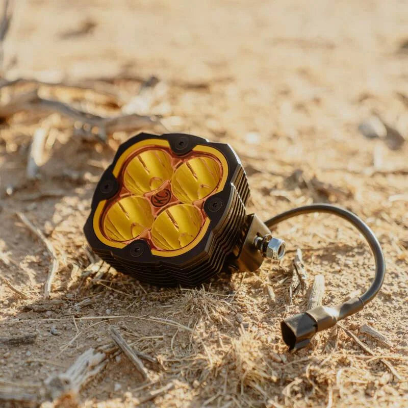 KC HiLiTES FLEX ERA 4 Performance Yellow Spot Beam Lens - Additional View 5