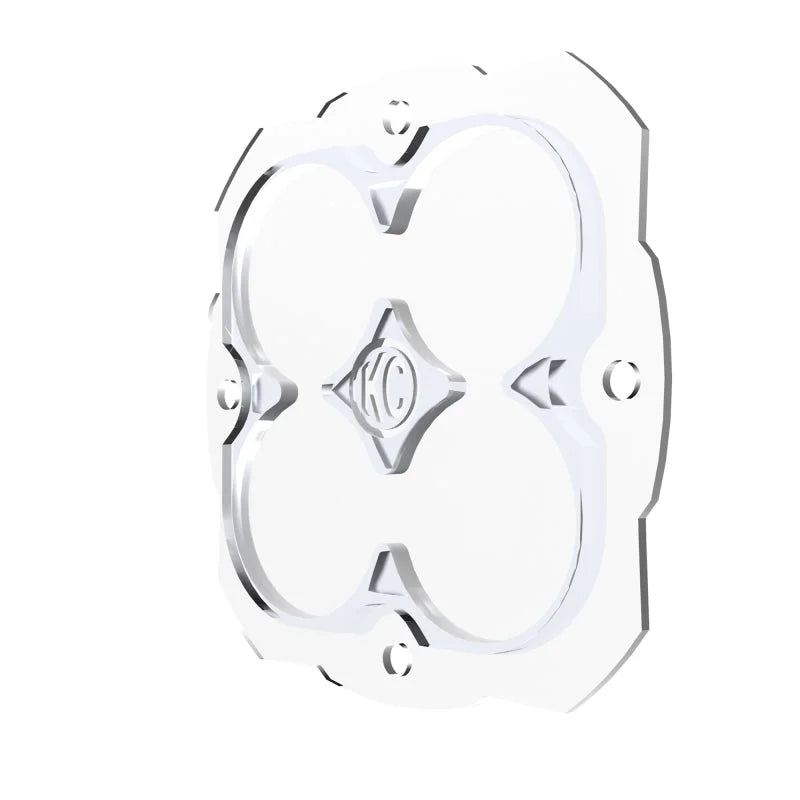 KC HiLiTES FLEX ERA 4 Spot Beam Lens Replacement (ea) - Clear - Side View