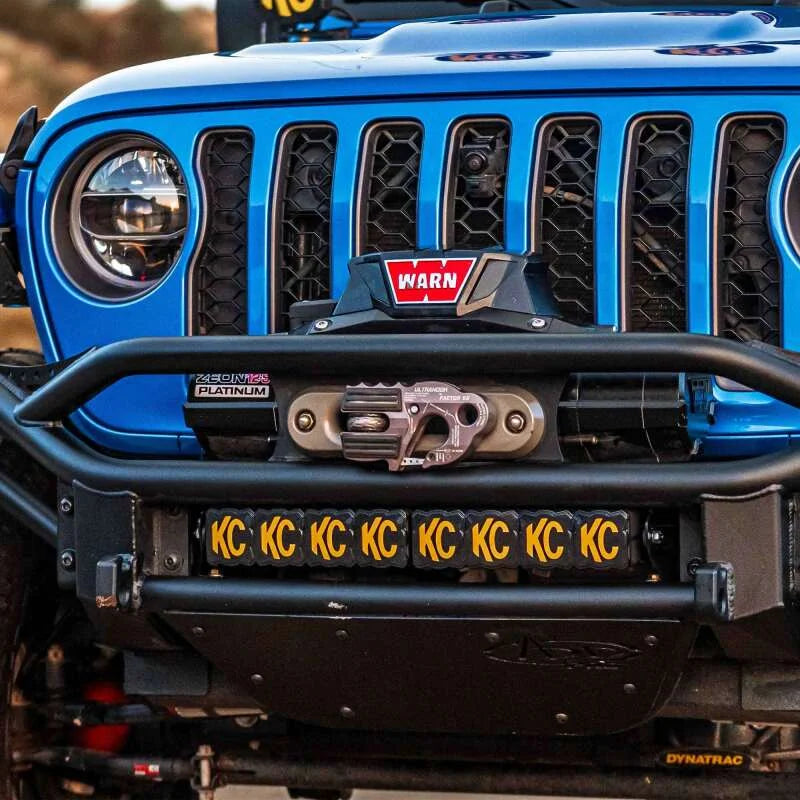 KC HiLiTES FLEX ERA LED Light Bar 10in. Light Cover - Black (COVER ONLY) - Back View