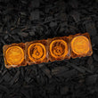 Load image into Gallery viewer, KC HiLiTES FLEX ERA LED Light Bar 10in. Light Shield - Amber (SHIELD ONLY) - Back View