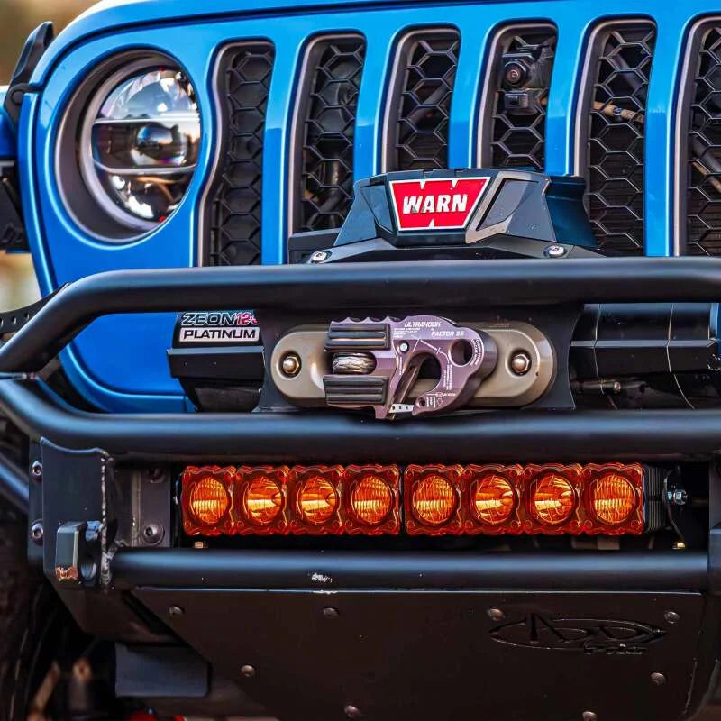 KC HiLiTES FLEX ERA LED Light Bar 10in. Light Shield - Amber (SHIELD ONLY) - Additional View 5