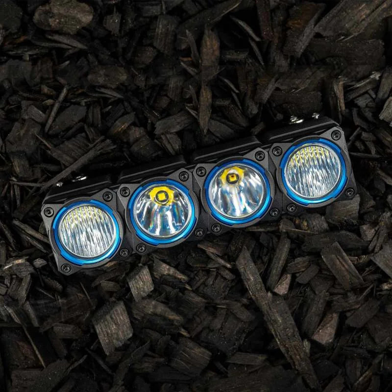 KC HiLiTES FLEX ERA LED Light Bar Bezel Kit for 10in. Segments - Blue - Additional View 7