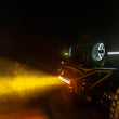 Load image into Gallery viewer, KC HiLiTES FLEX ERA LED Performance Yellow Combo Lens for Light Bars - Side View