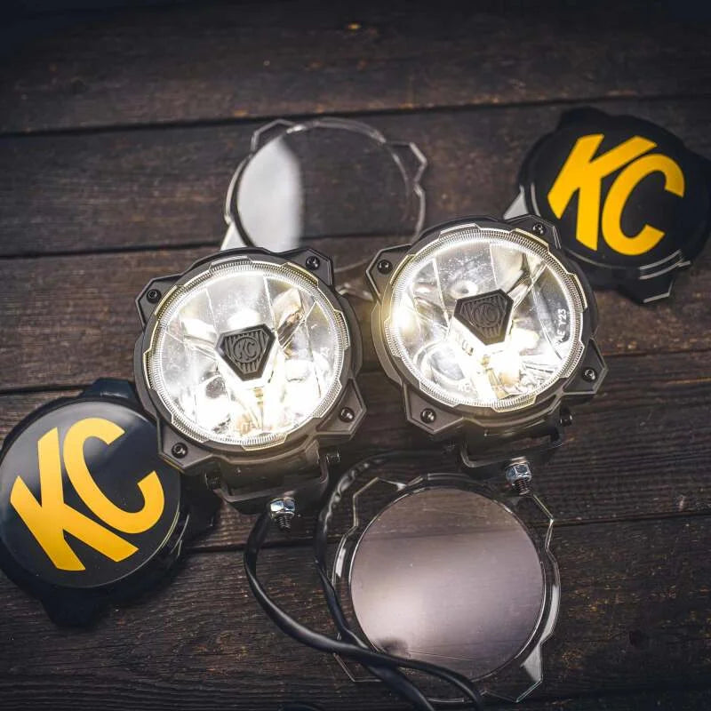 KC HiLiTES Gravity Titan LED 6in. - Pair Pack (Wide-40 Beam) - Additional View 13