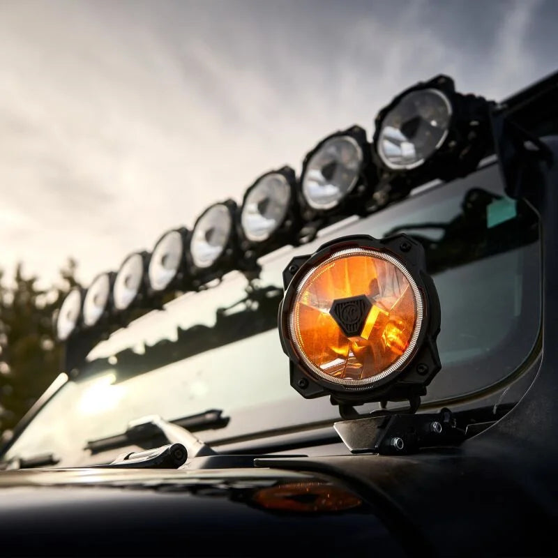 KC HiLiTES Gravity Titan LED 6in. - Pair Pack (Wide-40 Beam) - Additional View 15