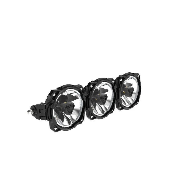 KC HiLiTES Gravity Titan LED Light Bar - 20in. (3-Light) - Side View