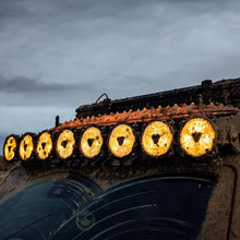 Load image into Gallery viewer, KC HiLiTES Gravity Titan LED Light Bar - 50in. (8-Light) - Side View